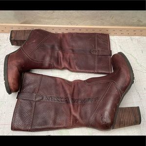 Timberland Leather heeled boots
